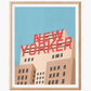 New Yorker hotel art print