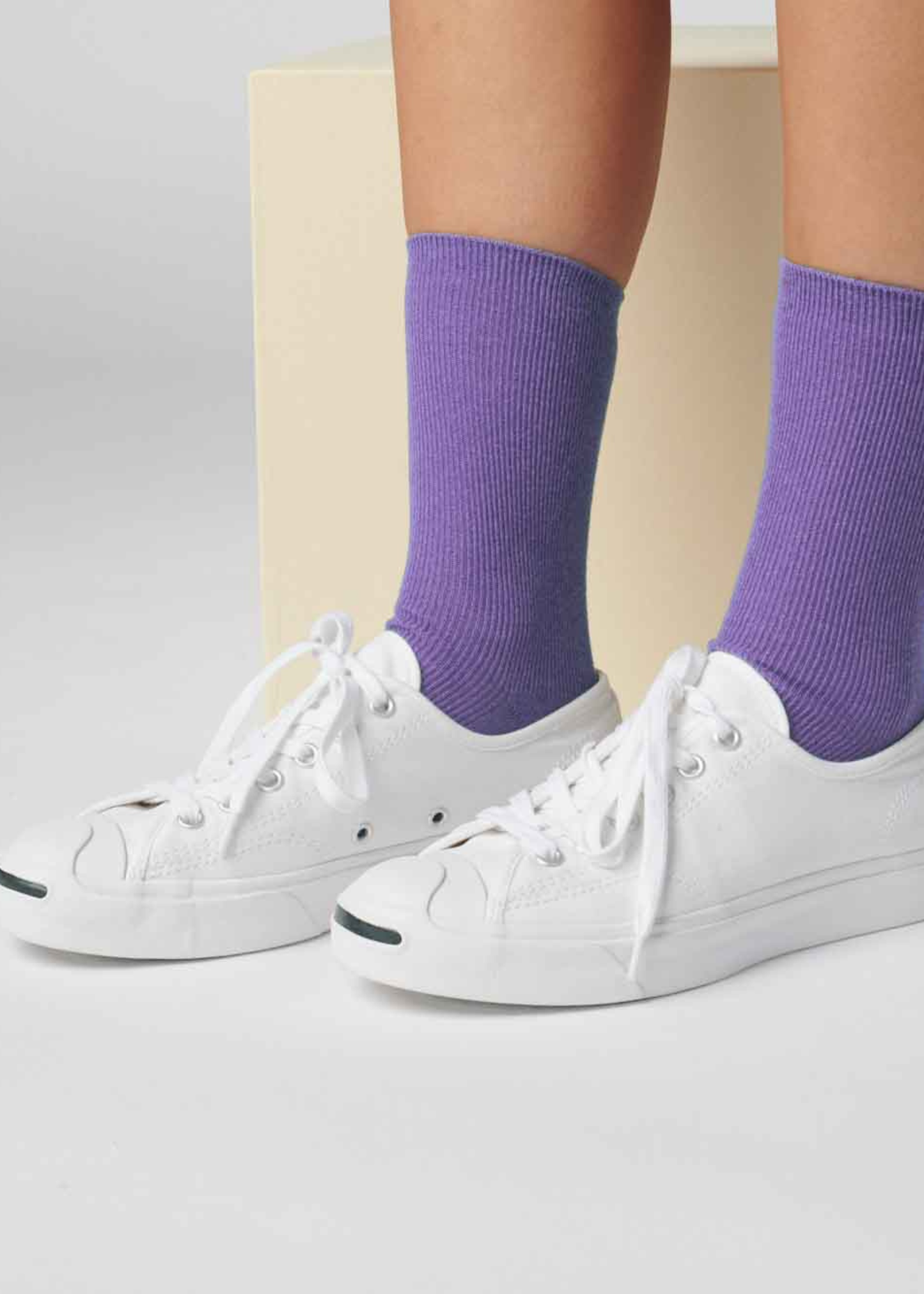 Wisteria sock, purple