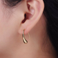 Molten drop earrings
