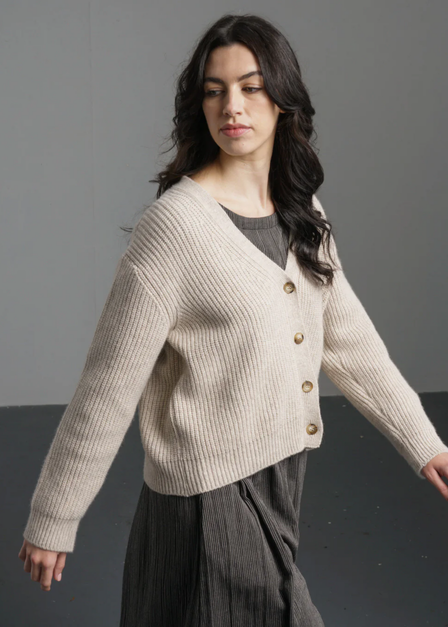 Amita ribbed cardigan
