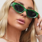 Kat x money moves sunglasses, green