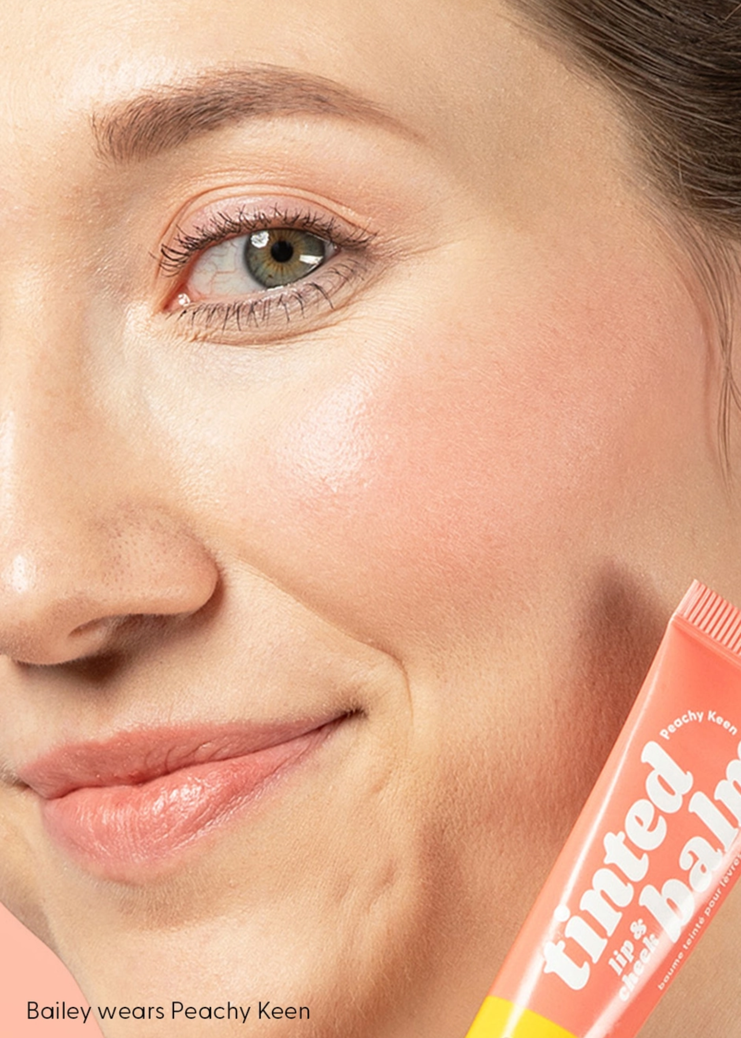 Lip and cheek tinted balm, peachy keen