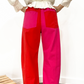 Janus pants II (with side pockets), pink