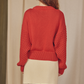 Vegan sweater, rust
