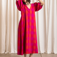 Double v-neck maxi dress