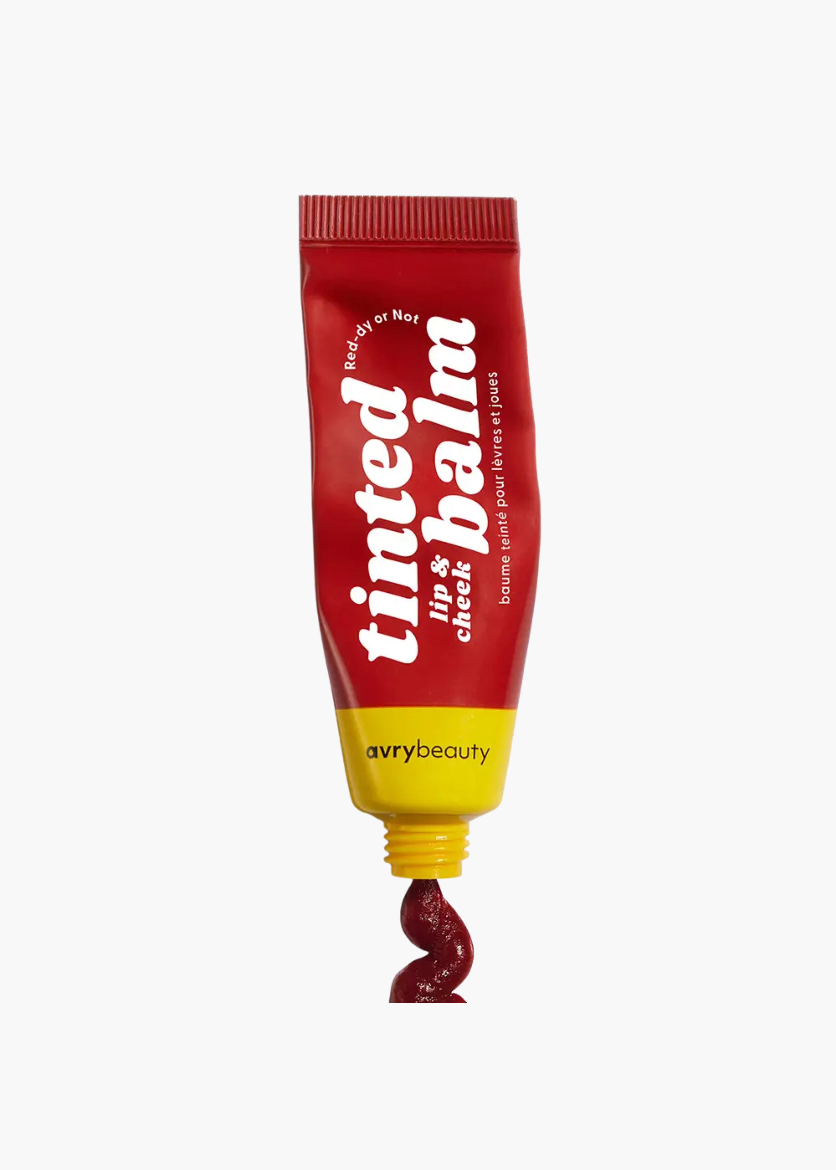Lip and cheek tinted balm, red-dy or not