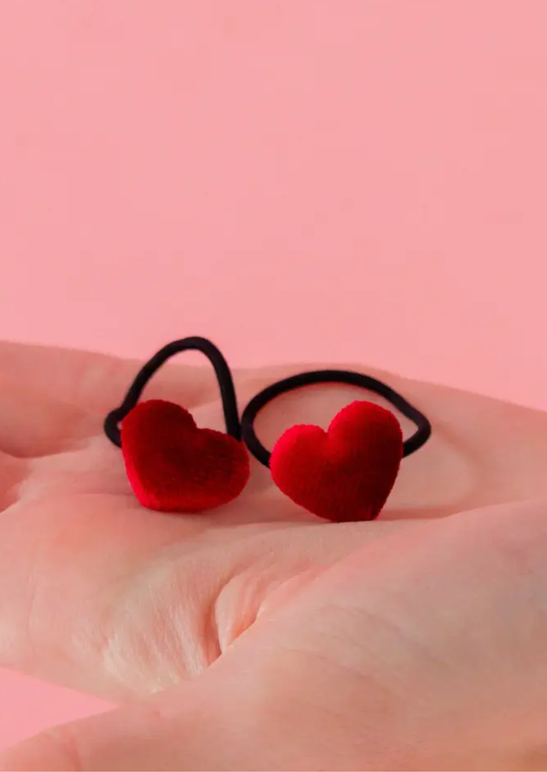 Mini heart ponytail pack