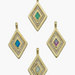 Rhombus shape charm