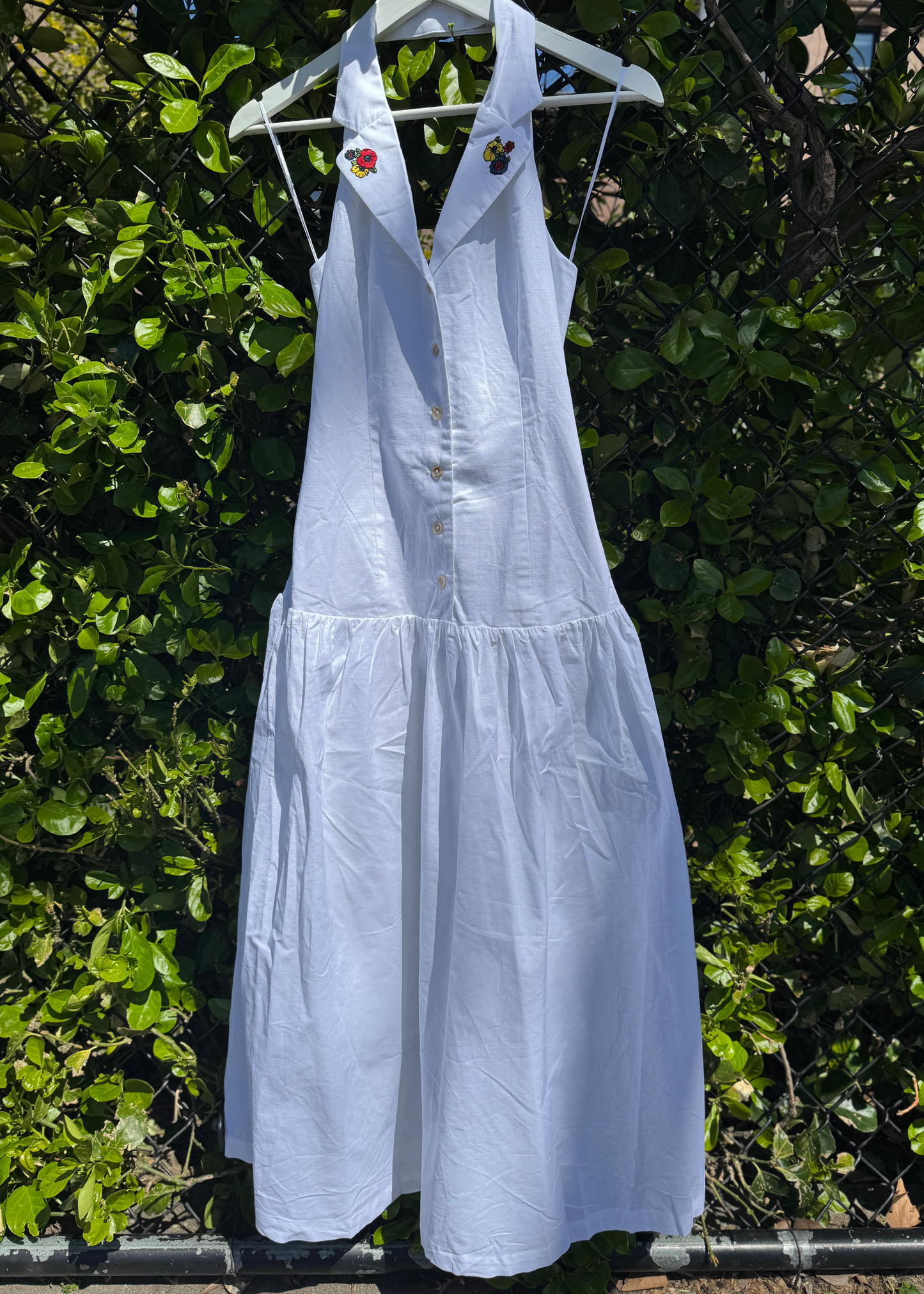 Vaughn dress, white