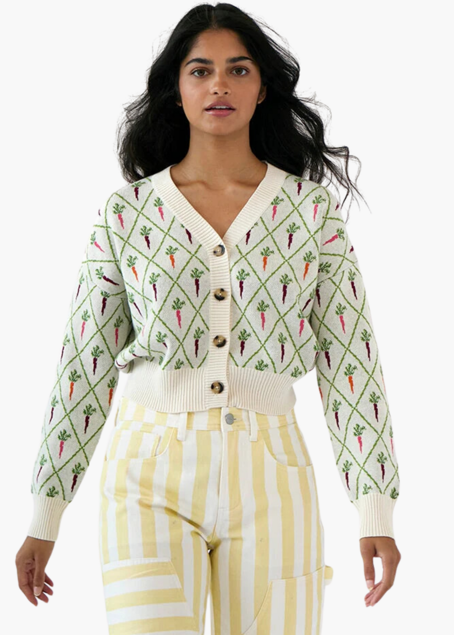 Ana rainbow carrot cardigan