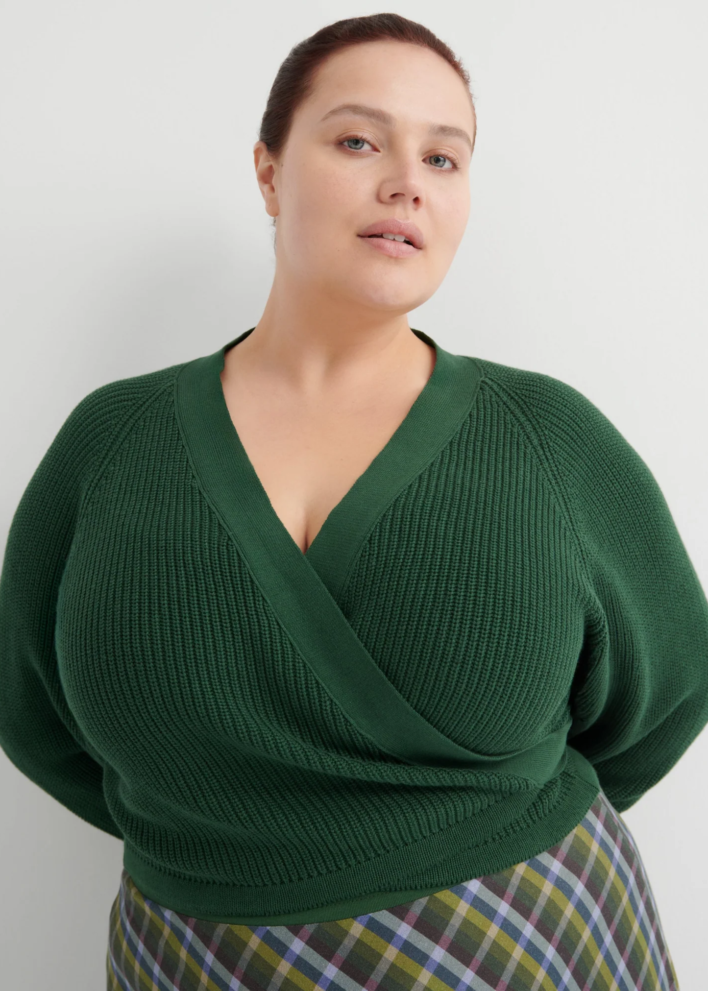 Composure cardigan, green