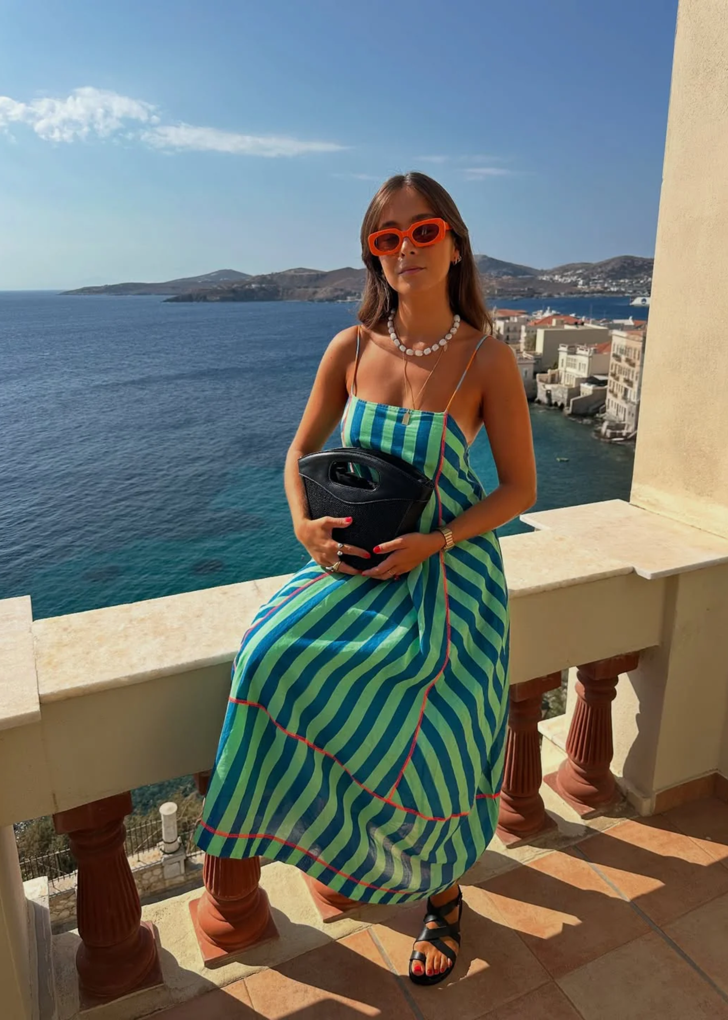 Sami dress, capri green