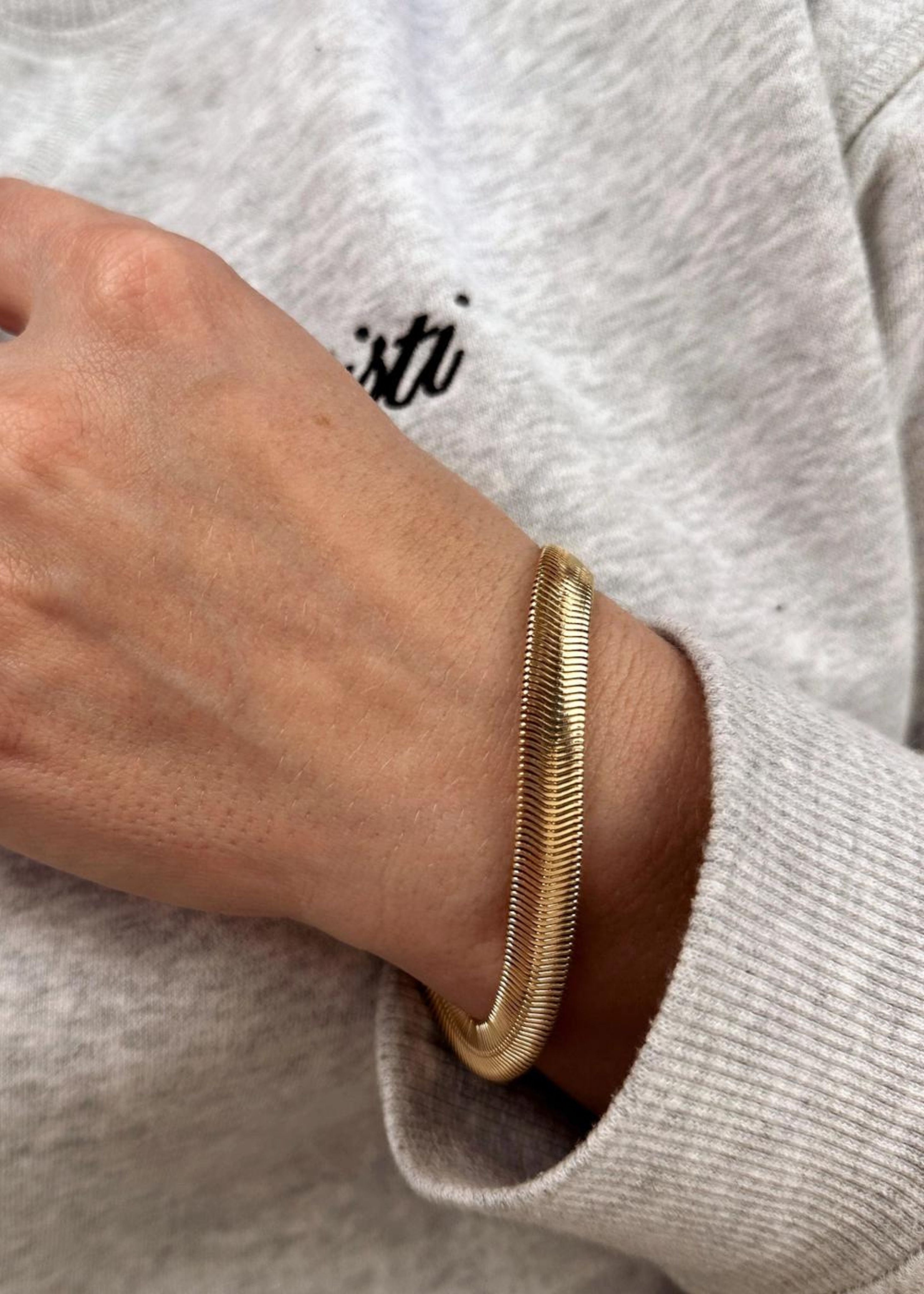 Snake chain bracelet, 8mm