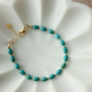 Wanderlust turquoise bracelet