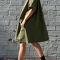 Los Angeles dress, olive
