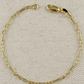 Alternated paperclip bracelet