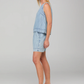 Mona top, blue