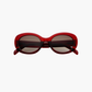Aria oval sunglasses