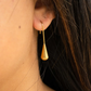 Drop earrings, gold