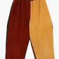 Beckett crop patchwork trouser