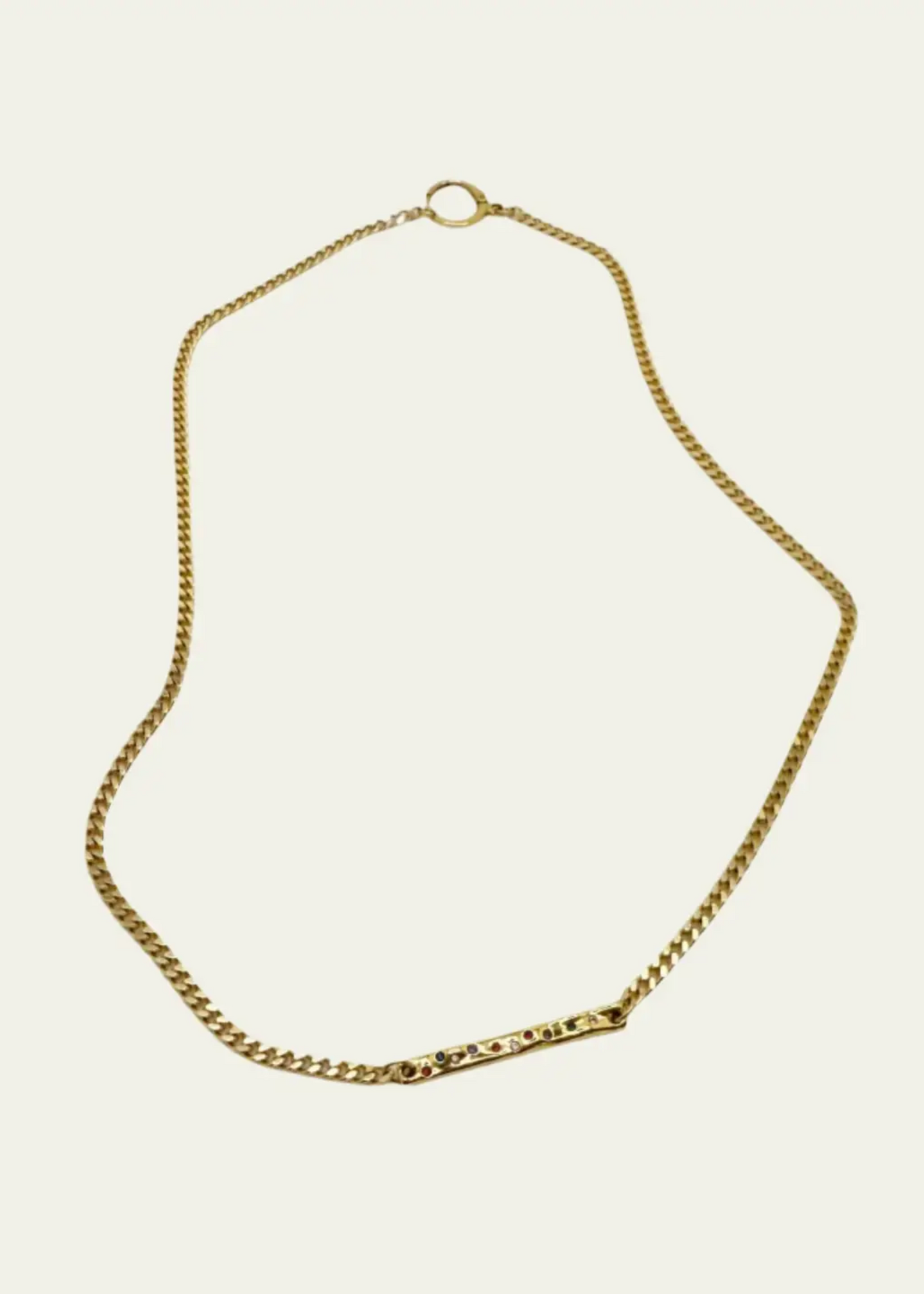 The alignment chain necklace
