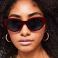 Elizabeth sunglasses, ruby