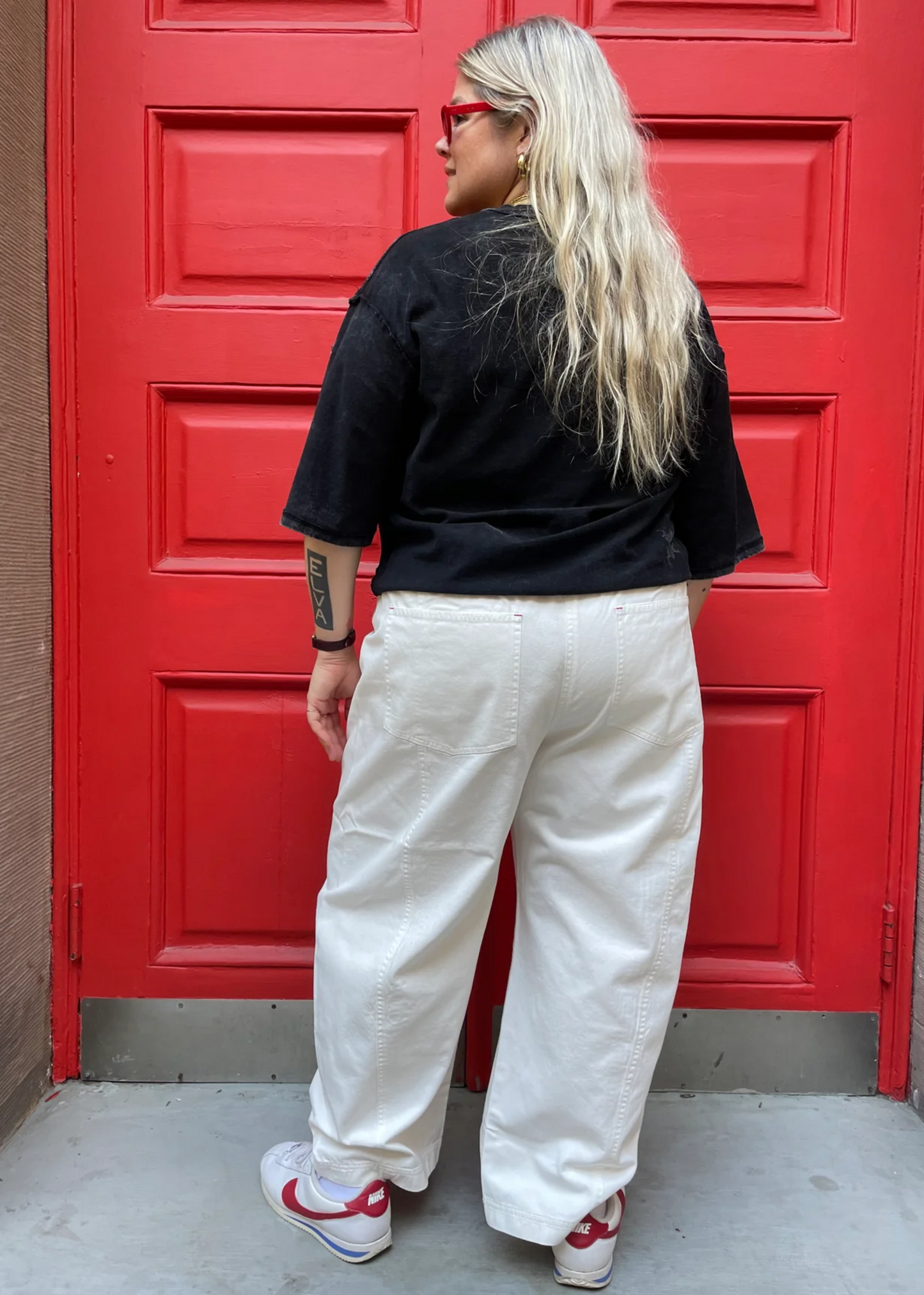 Janus pants II (with side pockets), white