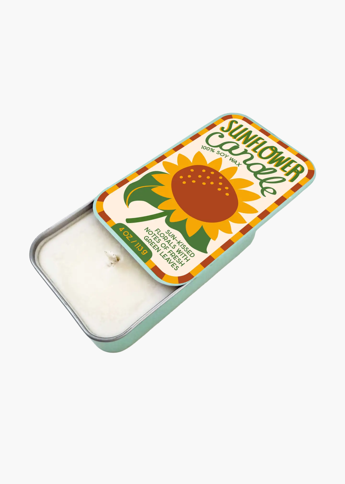Sunflower candle