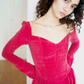 Jessa dress, red