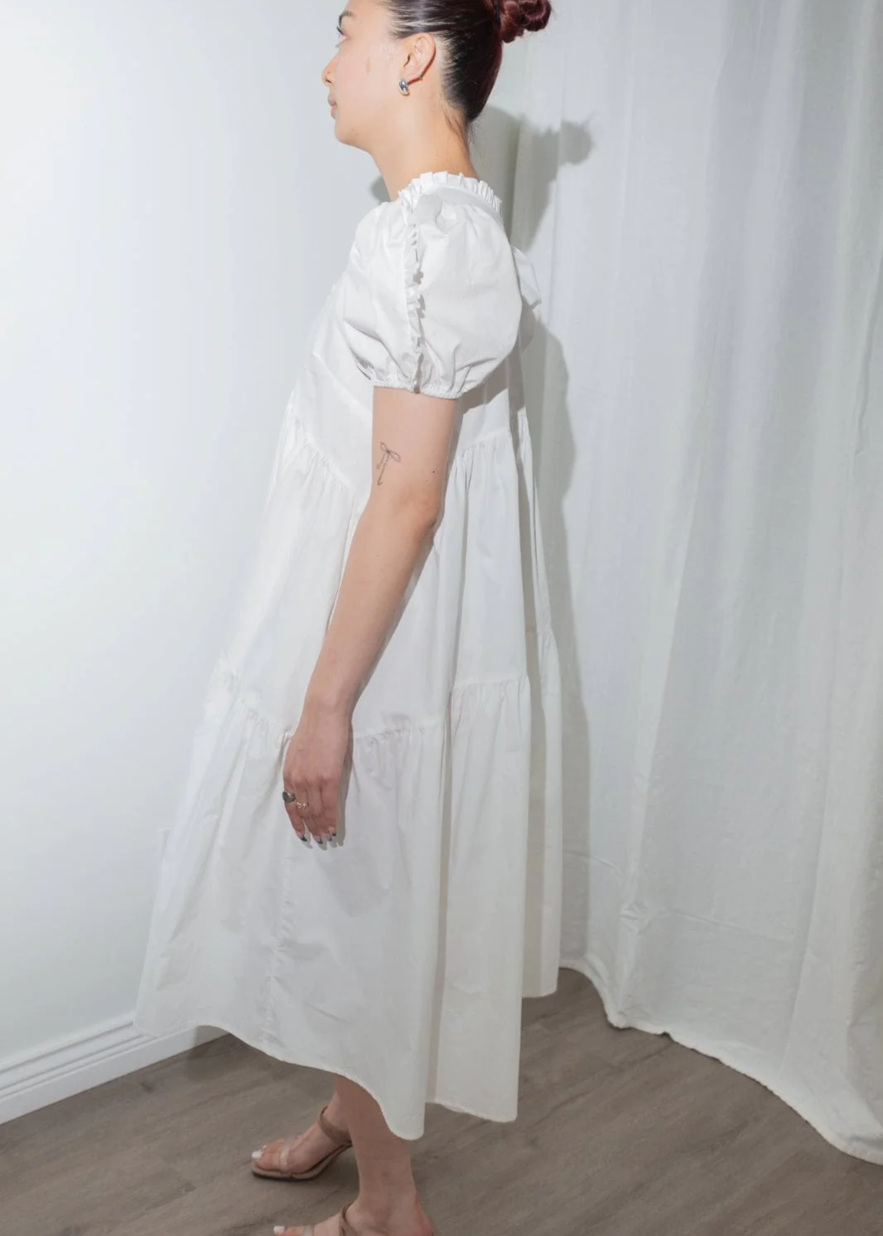 Fidelina dress, white