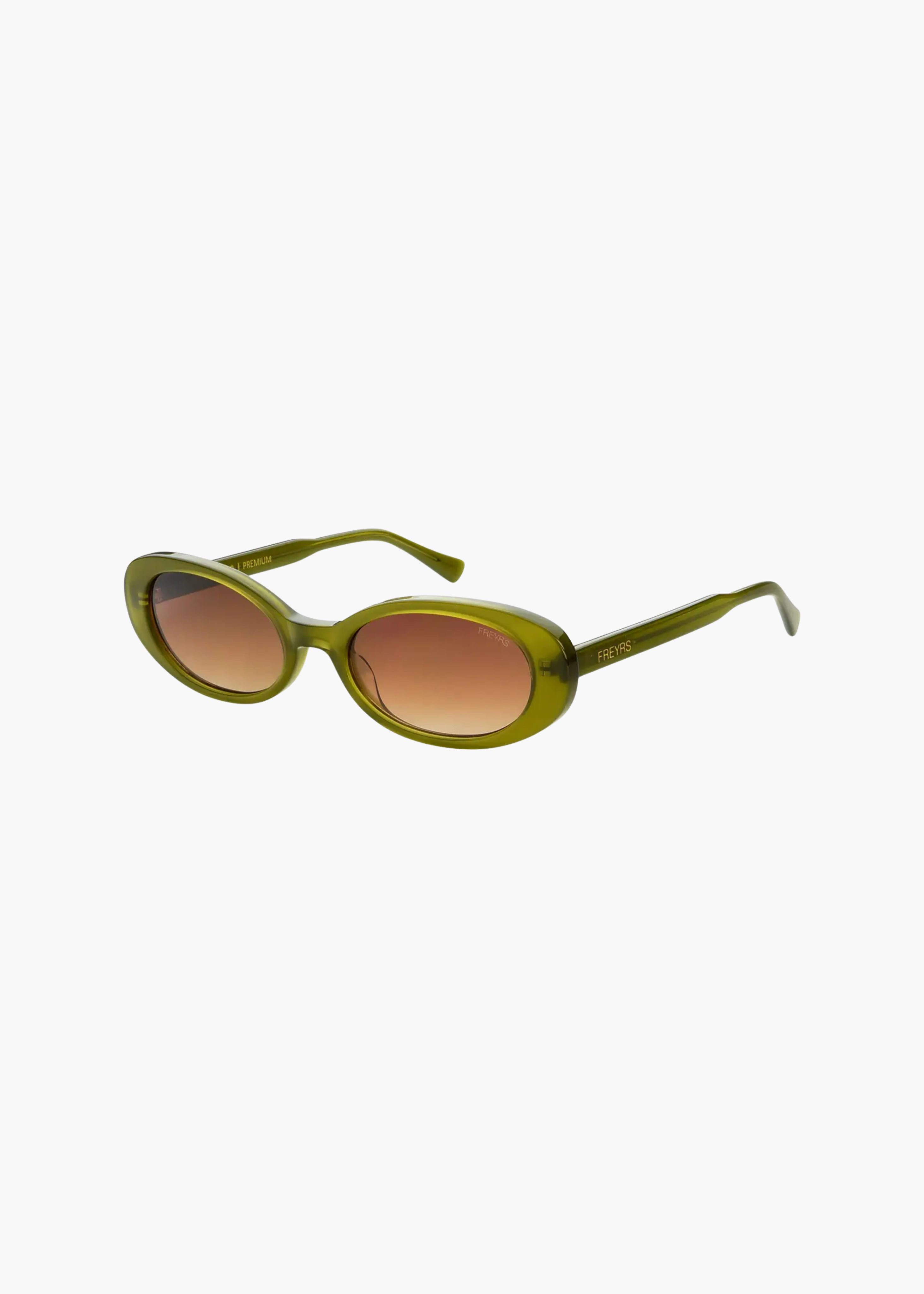 Mimi oval sunglasses, olive