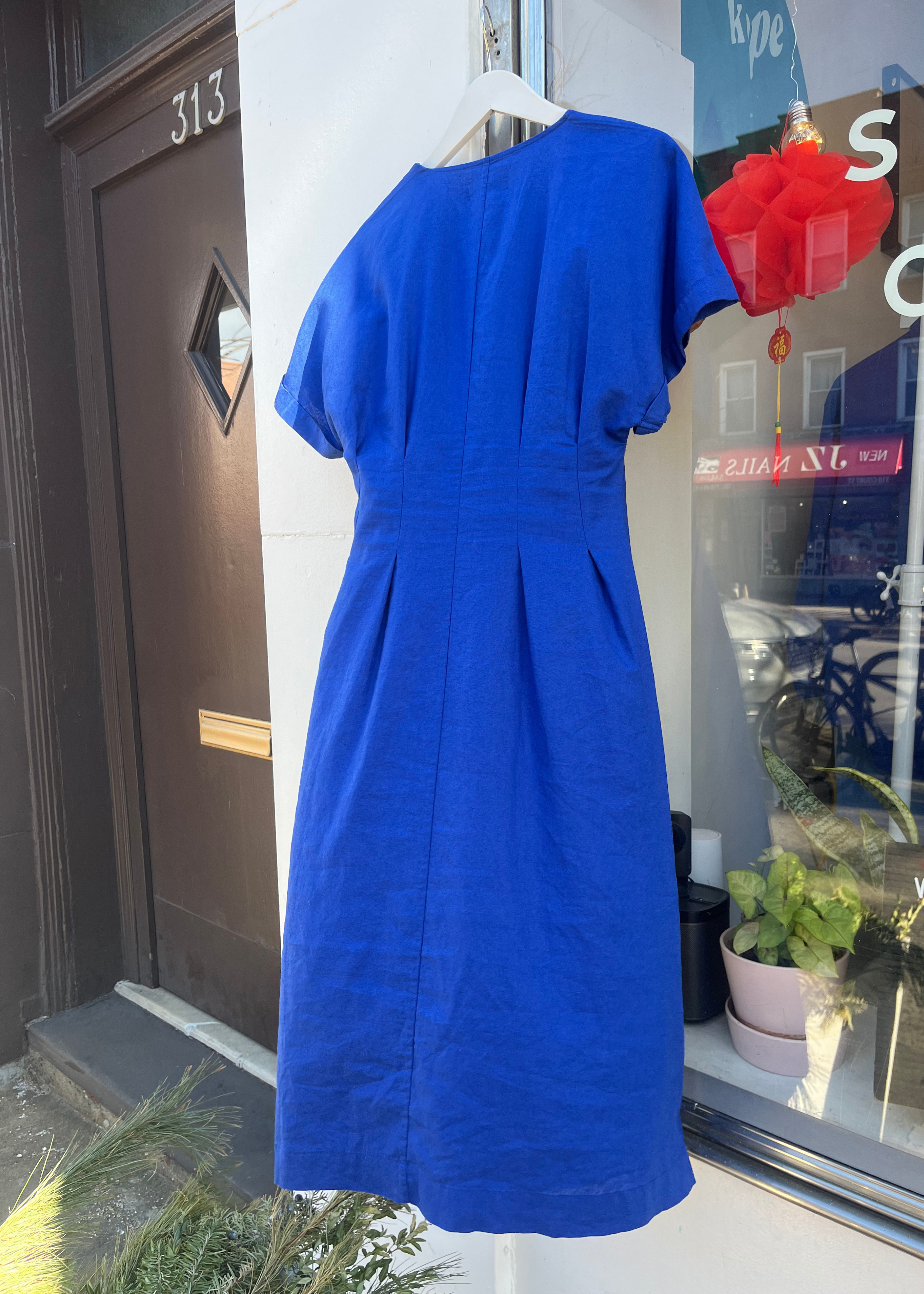 Laura dress, indigo