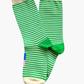 Cole thin stripe crew socks, fern