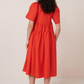 Maquette dress, red
