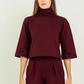 Batna top, oxblood