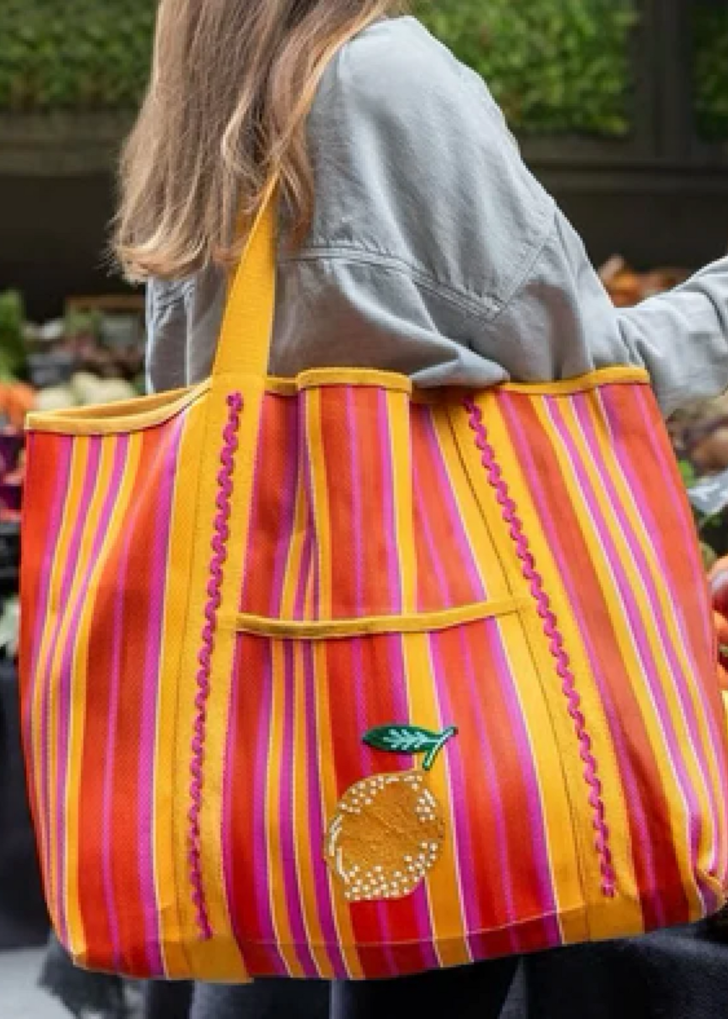 Lemon tote bag