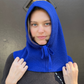 Cashmere balaclava, royal blue
