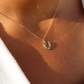 Horseshoe charm necklace