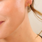 Cuban chain clicker hoop earrings