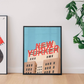 New Yorker hotel art print