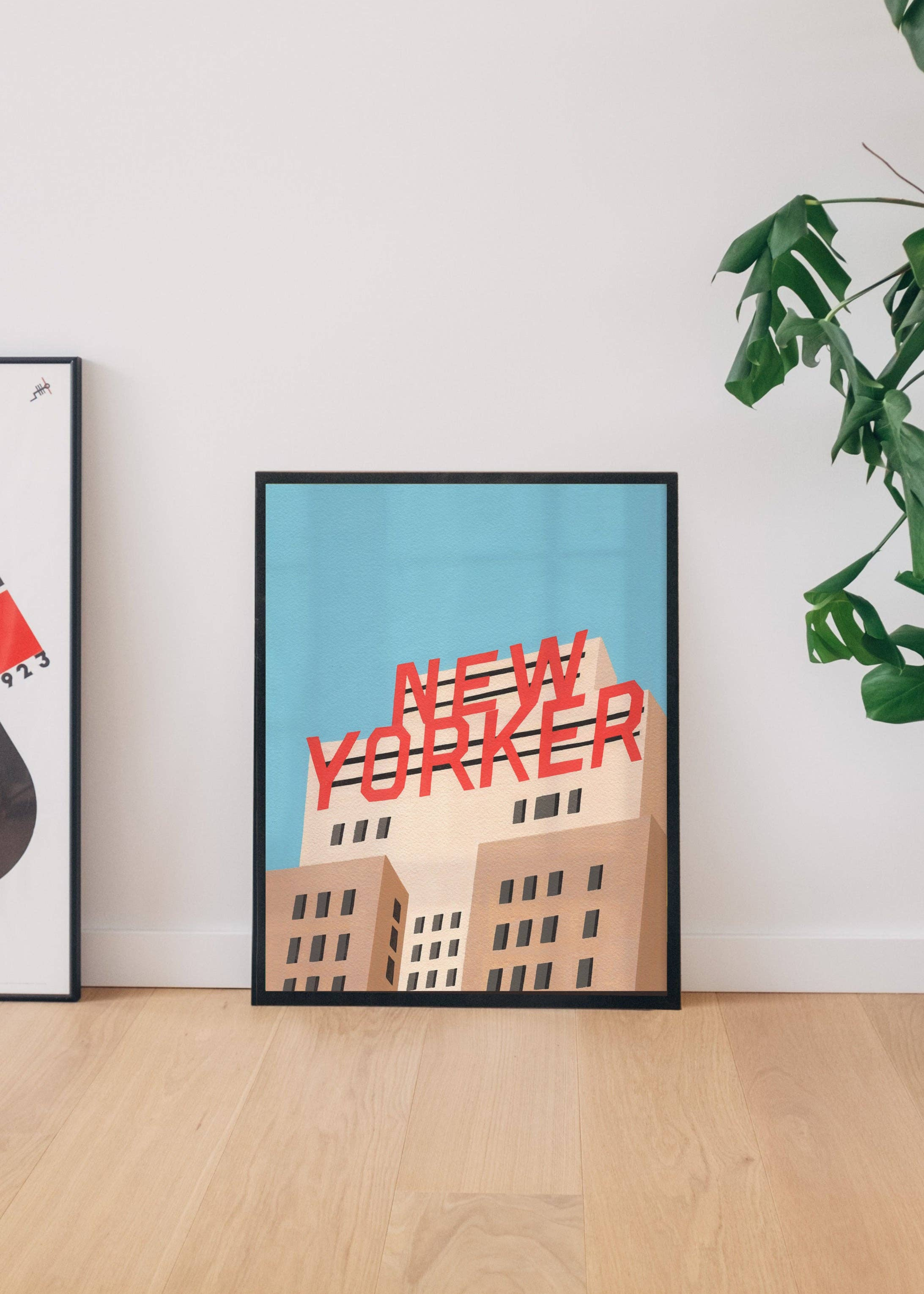 New Yorker hotel art print