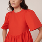 Maquette dress, red