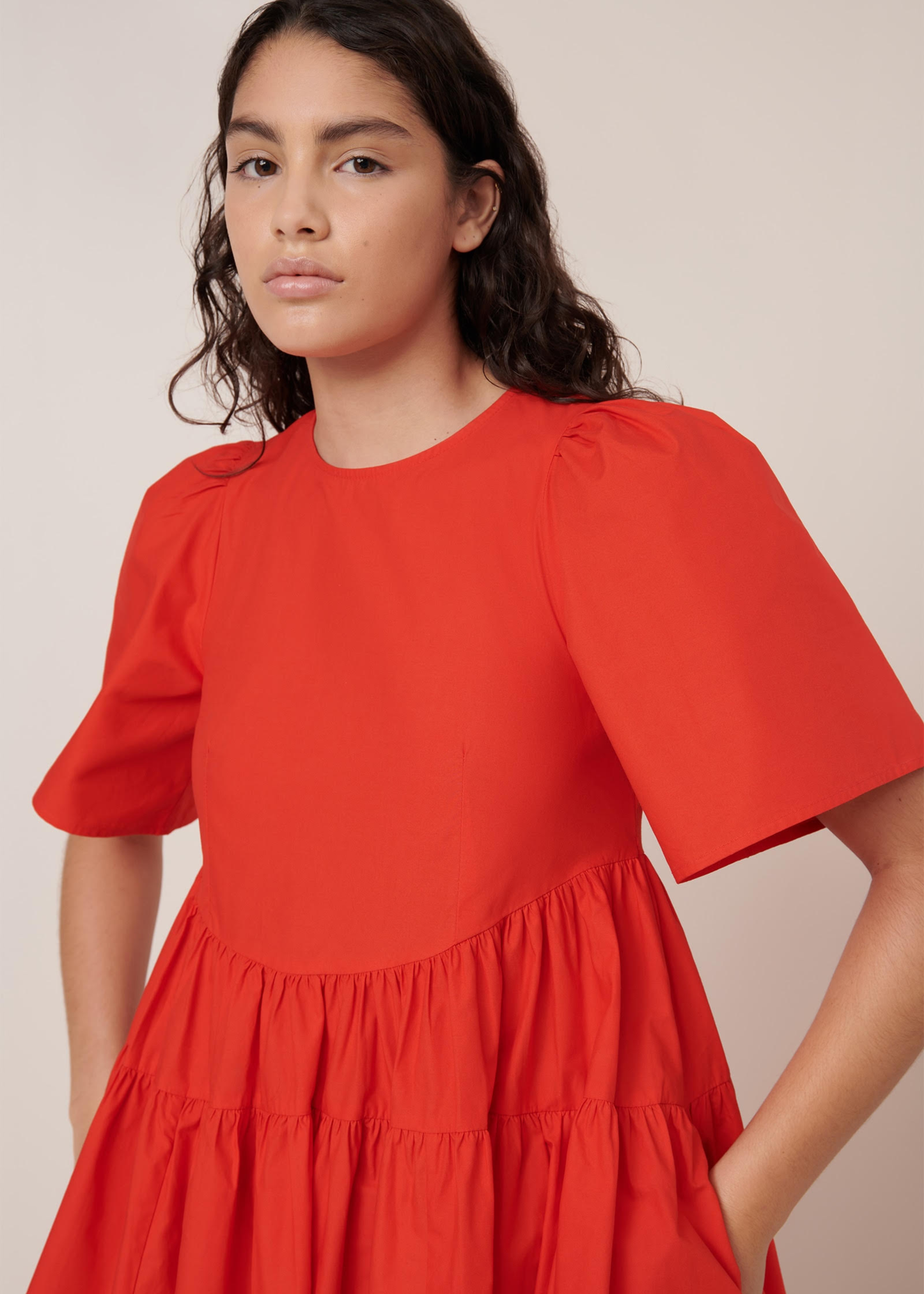 Maquette dress, red