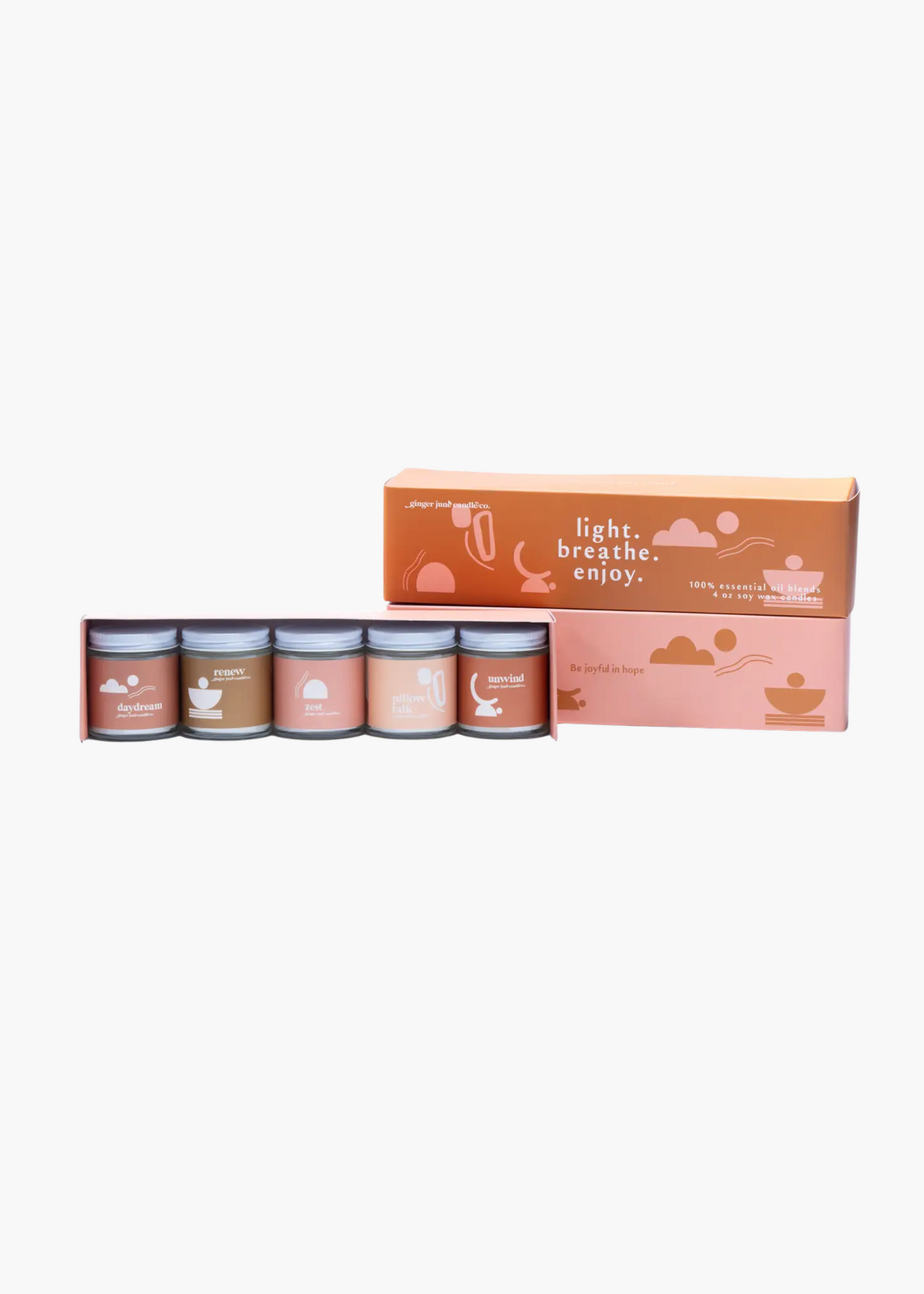 Candle gift box, set of 5