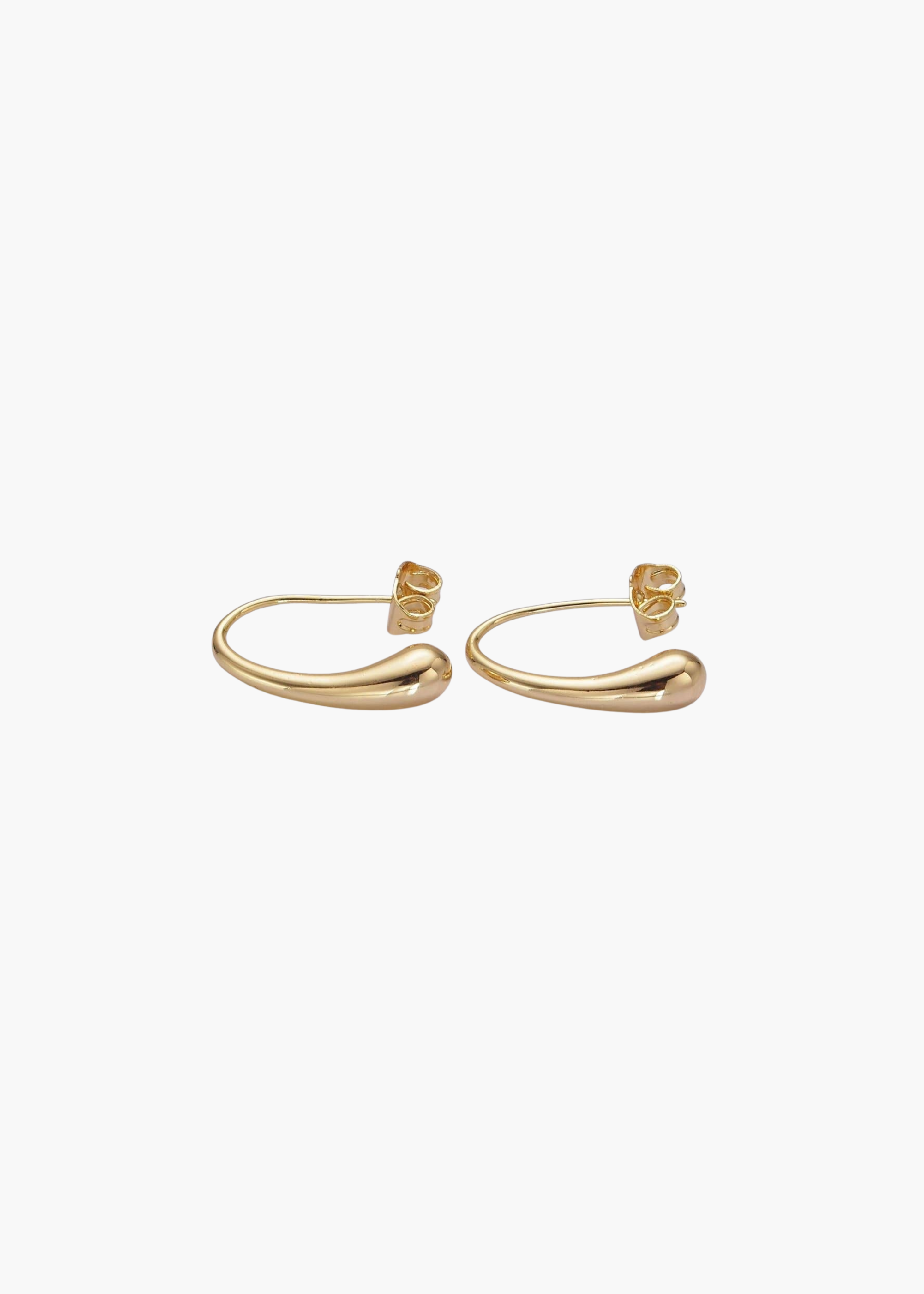 Molten drop earrings