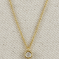 Solitaire necklace