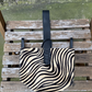 Navigli bag, beige zebra calfskin