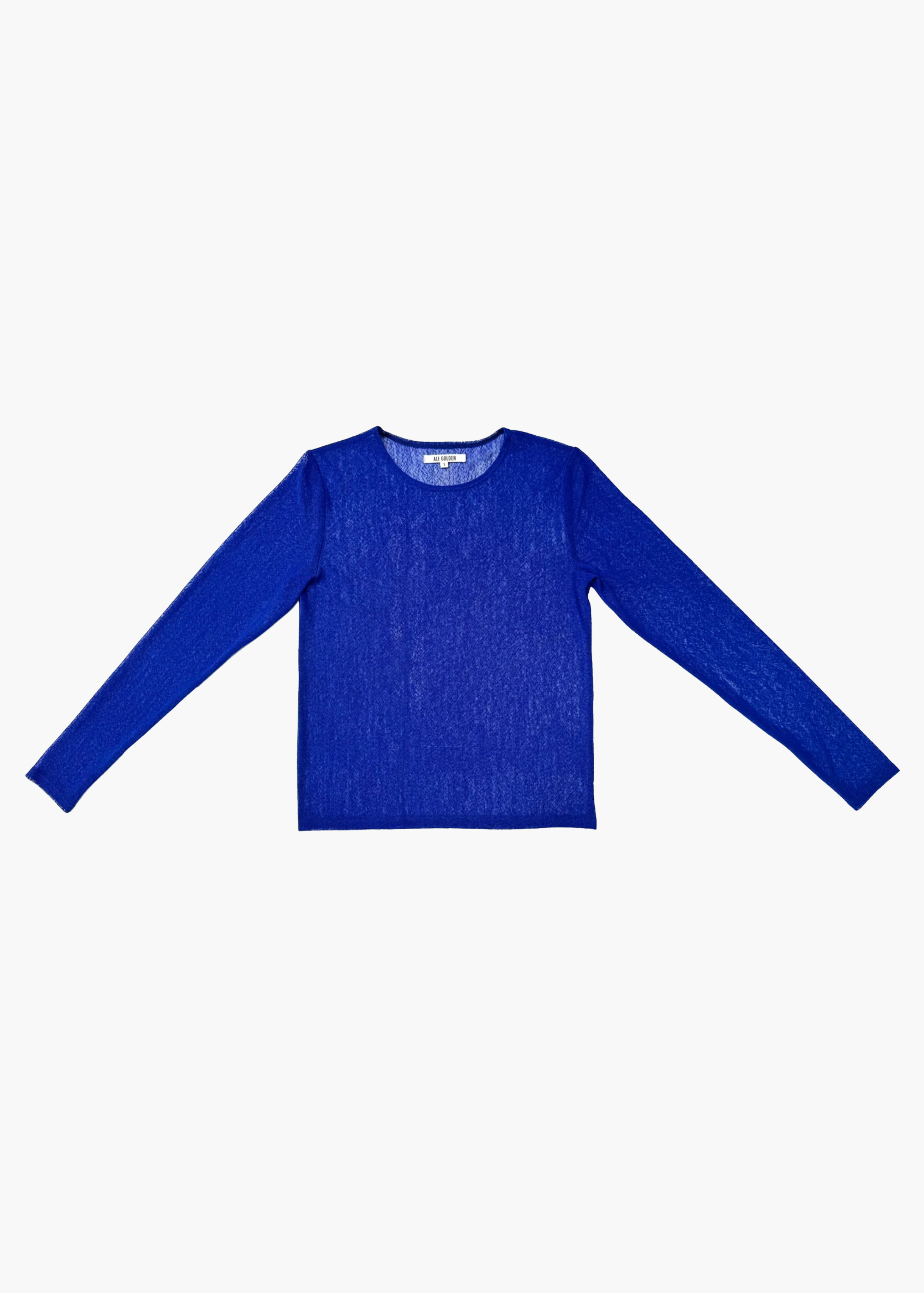 Mesh ls top, cobalt