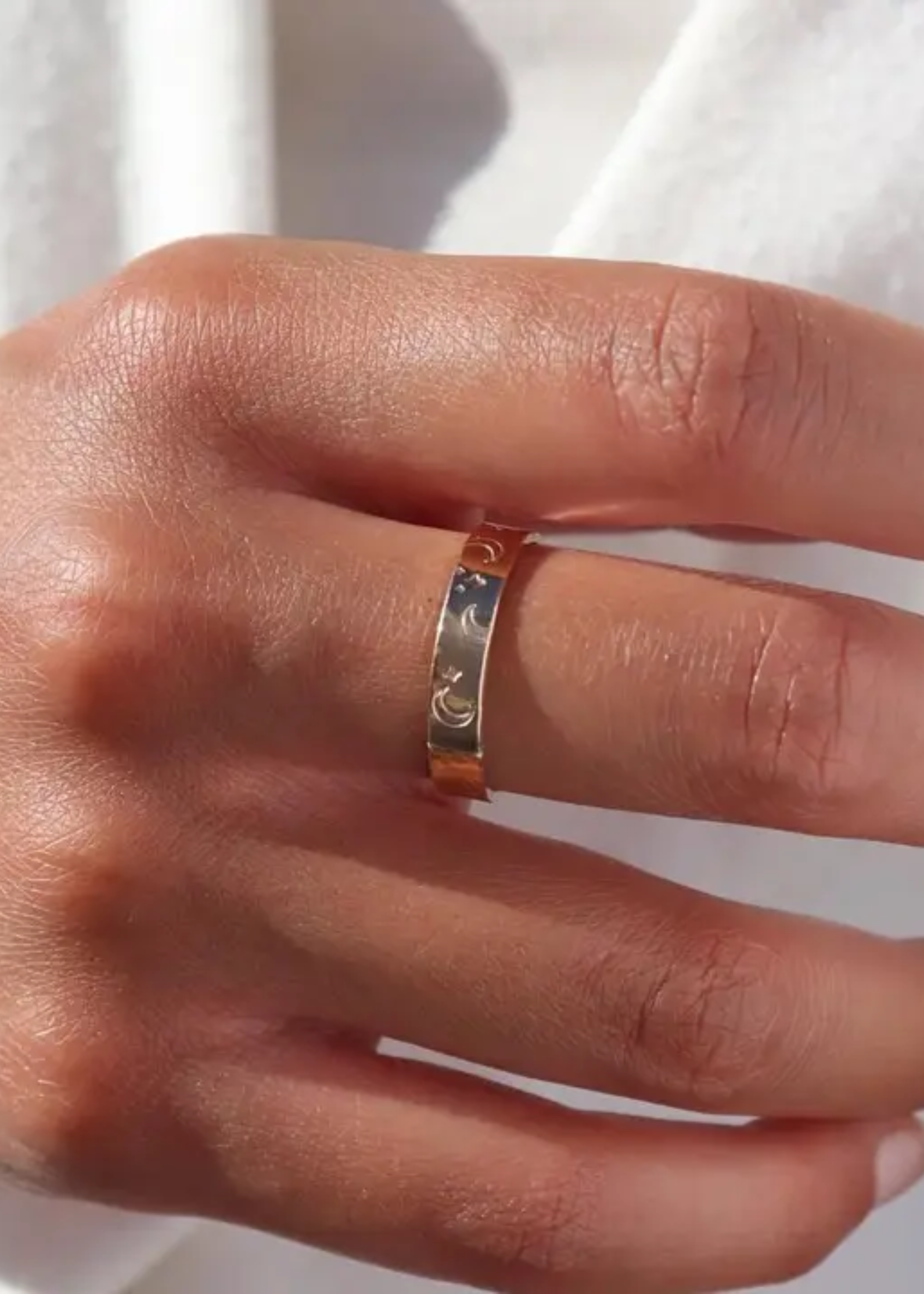 Starry night ring