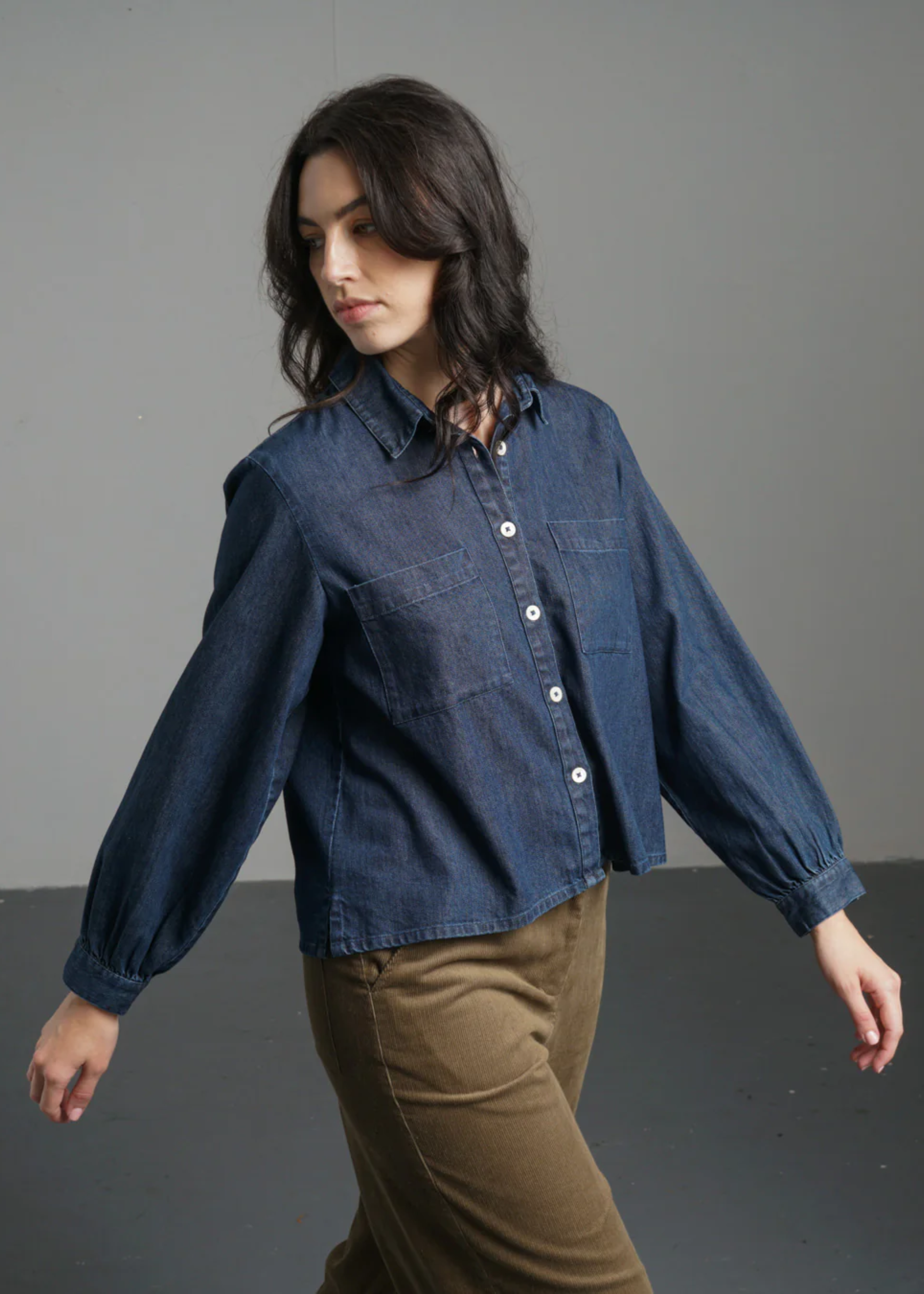 Ada cropped blouse